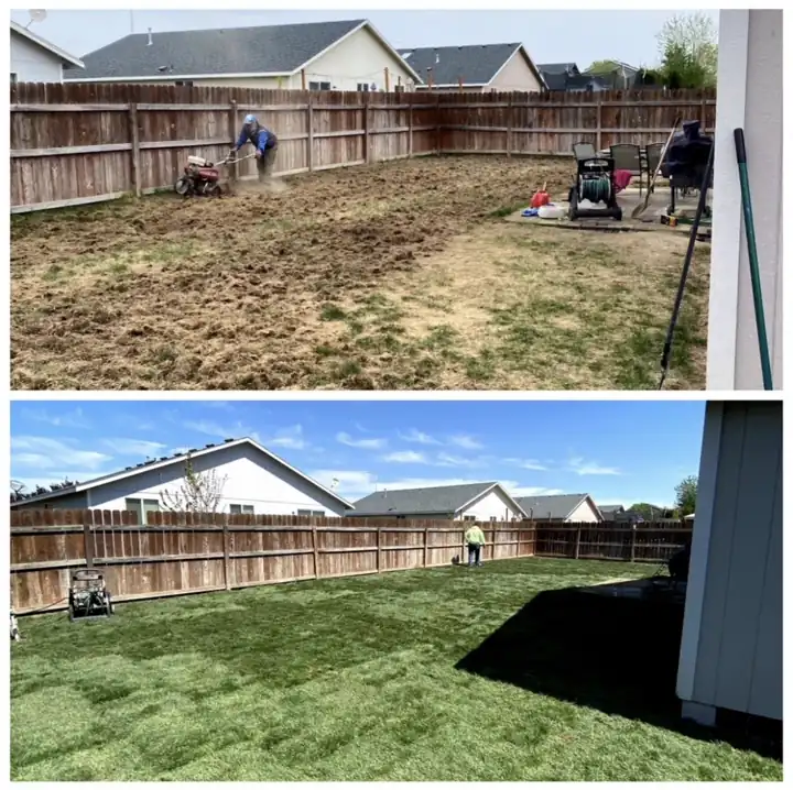 Sod Installation & Seeding by Abel's & Sons in the Yakima area